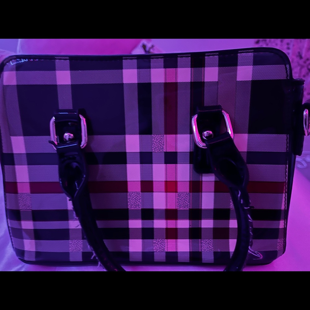 Checkered bag
